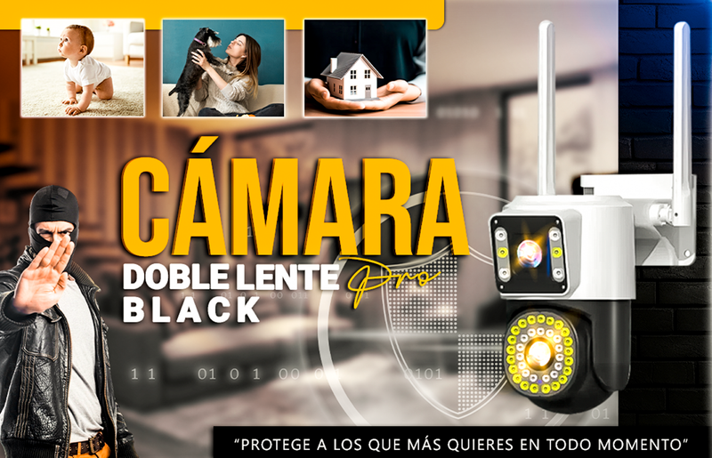 Camara con doble lente Premium