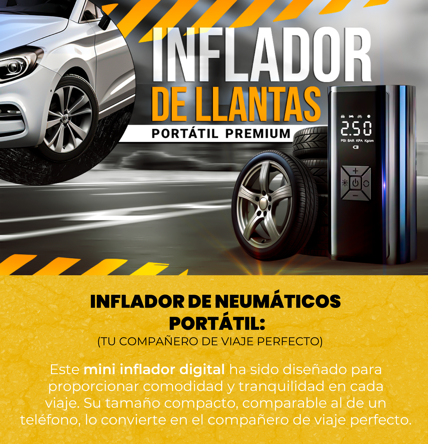 Inflador de llantas