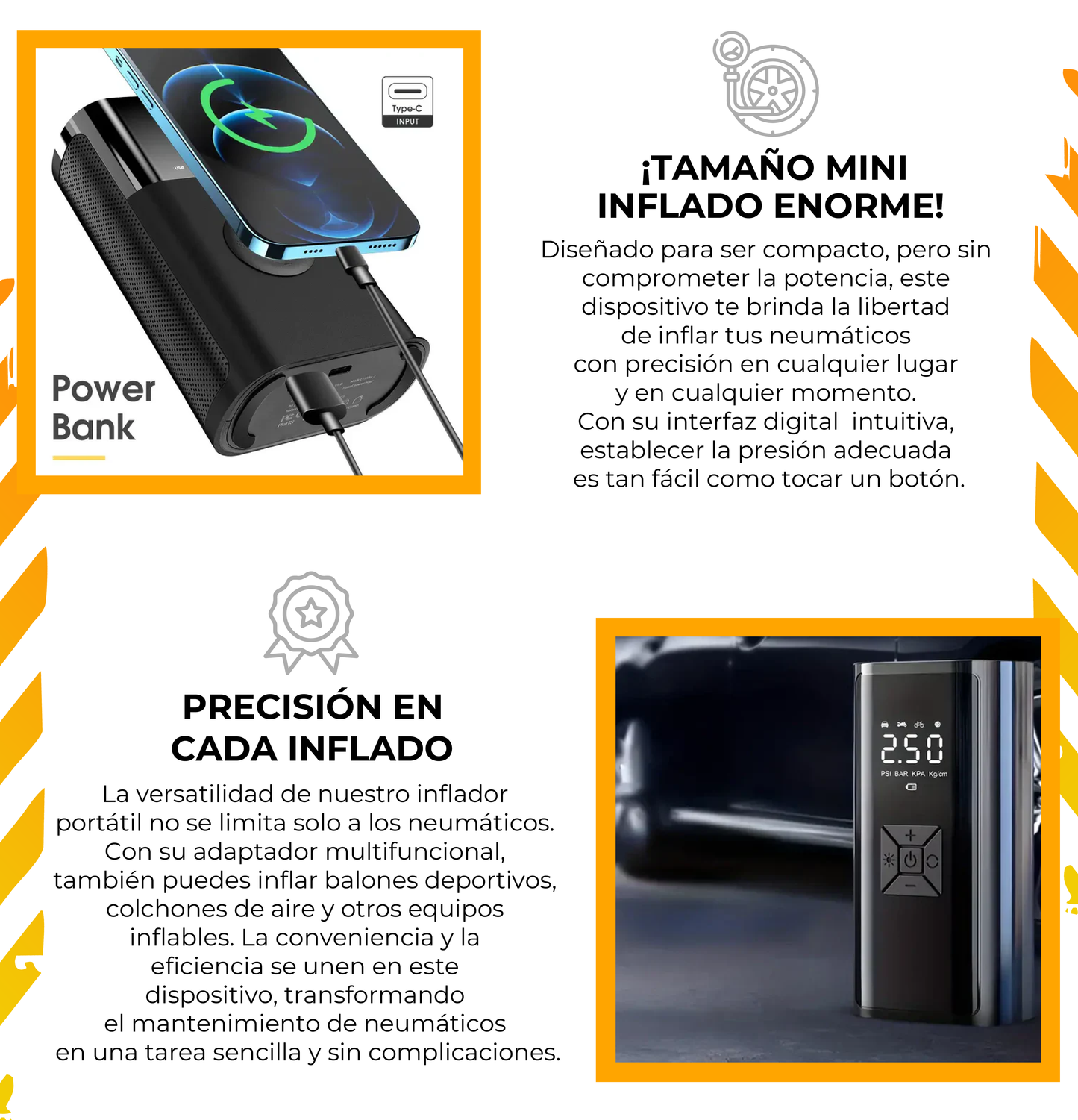 Inflador de llantas